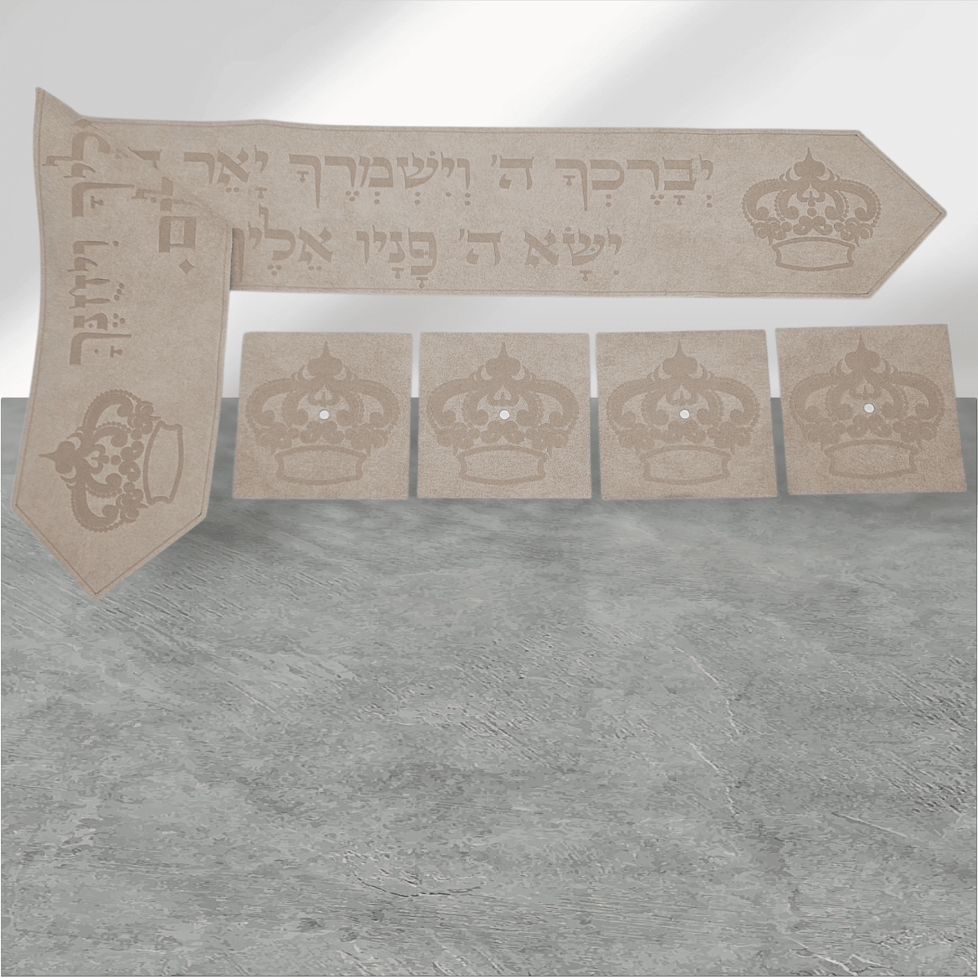 סט עטרות בחיתוך לייזר